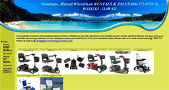 Desktop Screenshot of hawaiiwheelchairrental.com